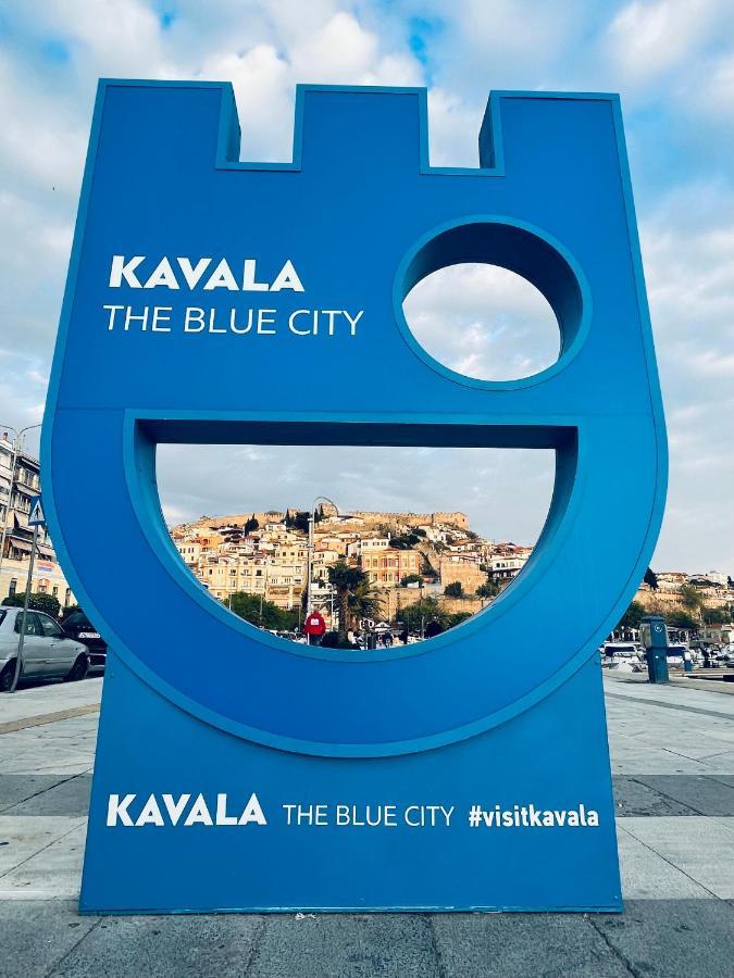 George & Nia Apartment - Central Kavala With Panoramic Terrace View エクステリア 写真