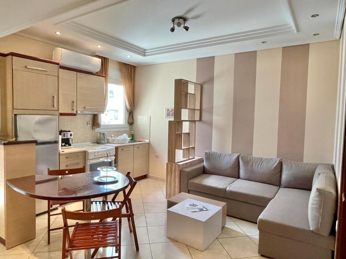 George & Nia Apartment - Central Kavala With Panoramic Terrace View エクステリア 写真